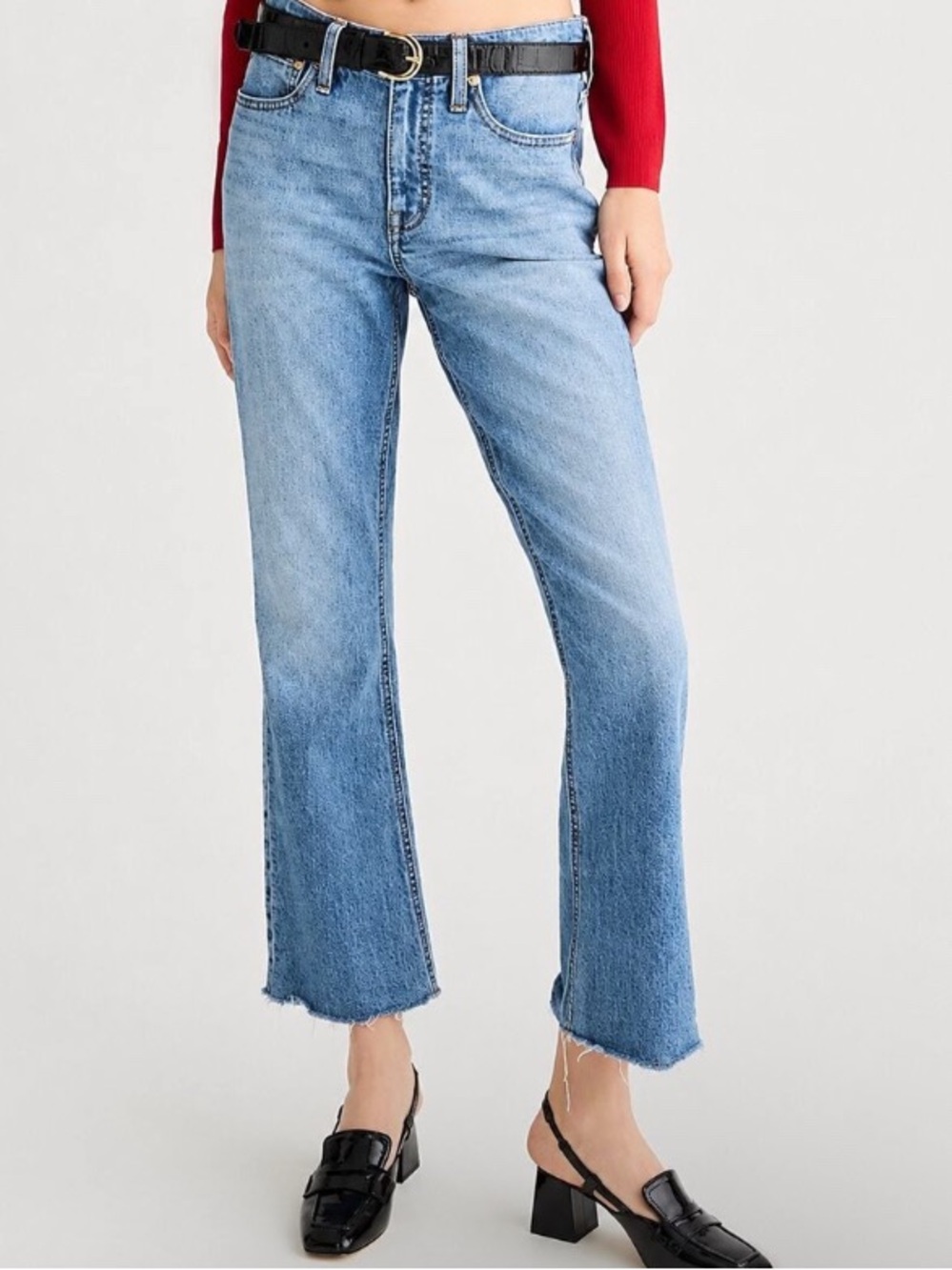 J.Crew Women’s medium wash Demi Boot Crop Jeans